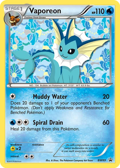Carta Vaporeon