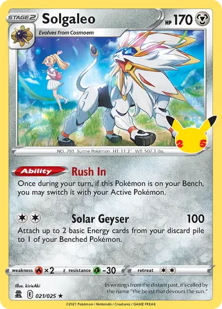 Carta Solgaleo