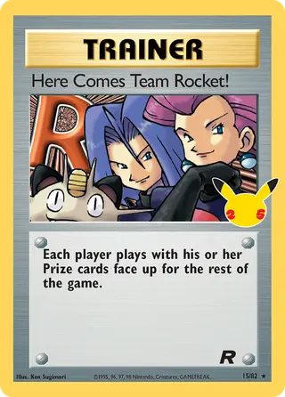 Carta Here Comes Team Rocket!