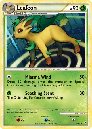 Carta Leafeon
