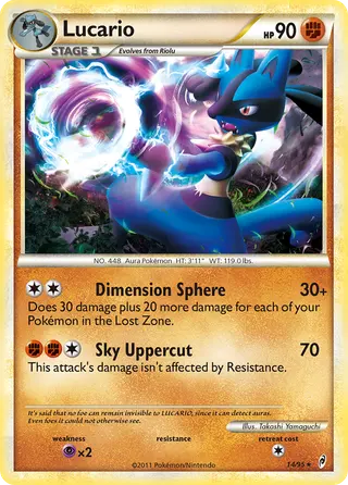 Carta Lucario