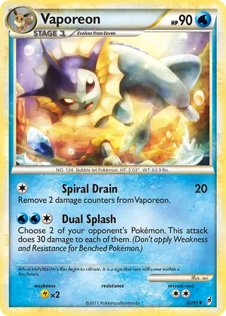 Carta Vaporeon