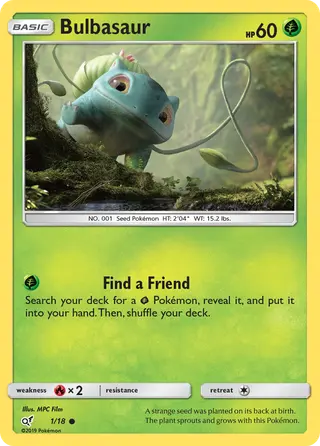 Carta Bulbasaur