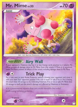 Carta Mr. Mime