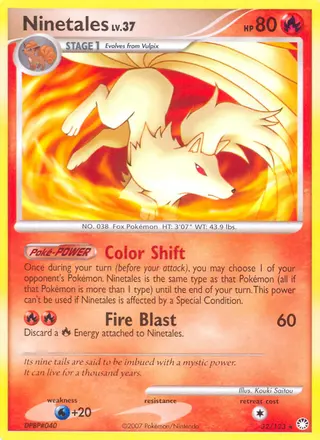 Carta Ninetales