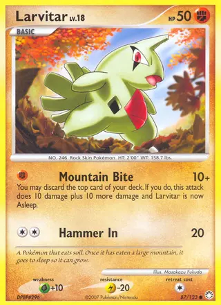 Carta Larvitar