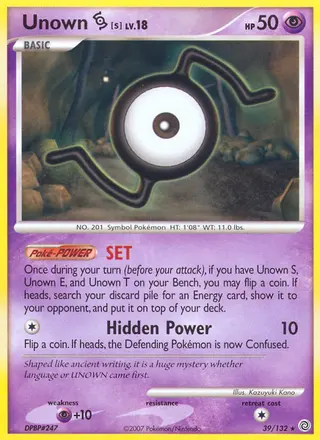 Carta Unown S