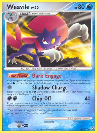 Carta Weavile
