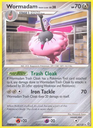 Carta Wormadam Trash Cloak