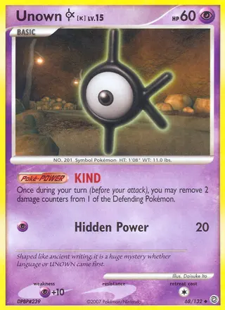 Carta Unown K