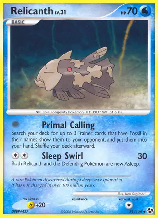 Carta Relicanth