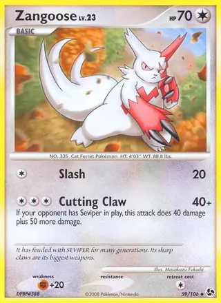 Carta Zangoose