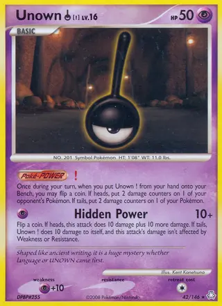 Carta Unown !