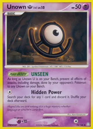 Carta Unown U