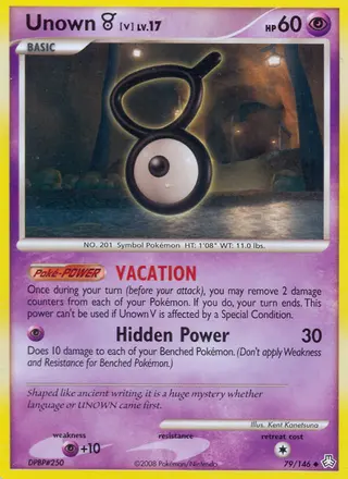 Carta Unown V