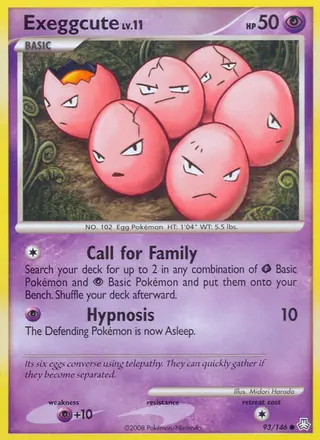 Carta Exeggcute