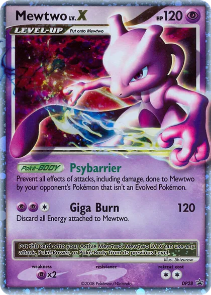 Carta Mewtwo LV.X