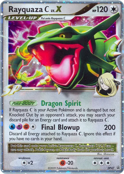 Carta Rayquaza C LV.X