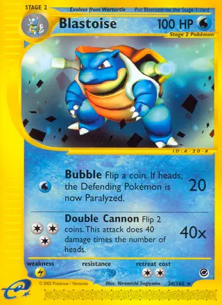 Carta Blastoise