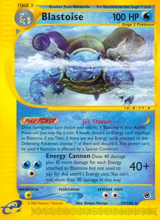Carta Blastoise