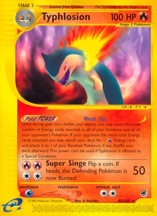 Carta Typhlosion