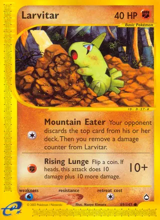 Carta Larvitar