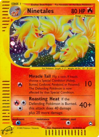 Carta Ninetales