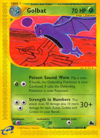 Carta Golbat