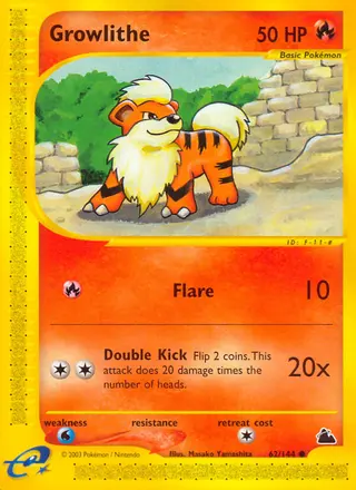 Carta Growlithe