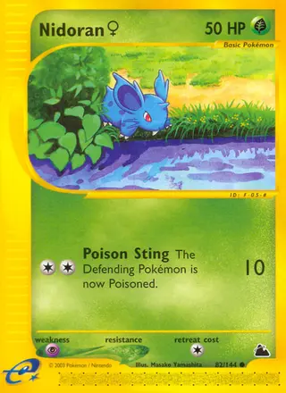 Carta Nidoran♀