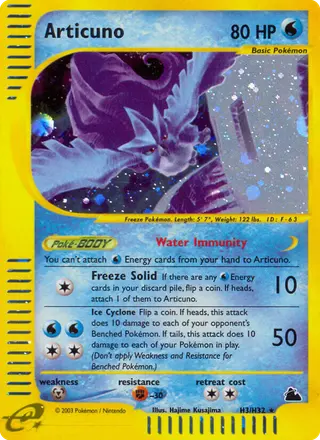 Carta Articuno