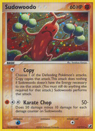 Carta Sudowoodo