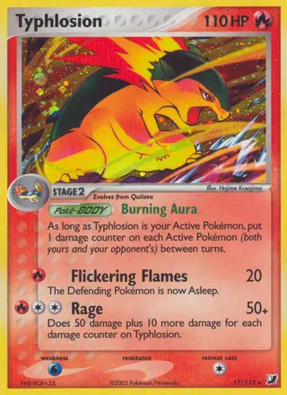 Carta Typhlosion