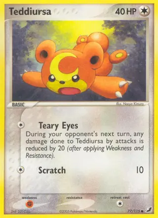 Carta Teddiursa