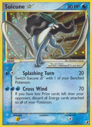 Carta Suicune Star