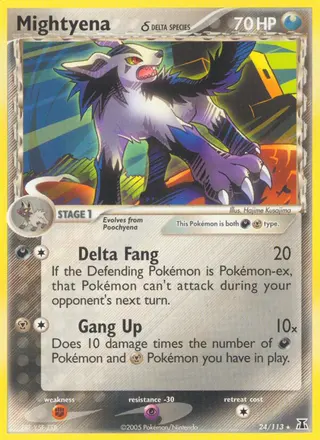 Carta Mightyena δ
