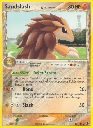 Carta Sandslash δ