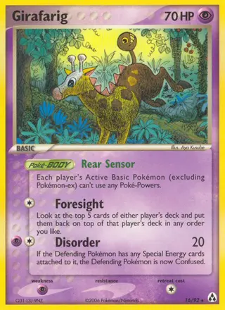 Carta Girafarig