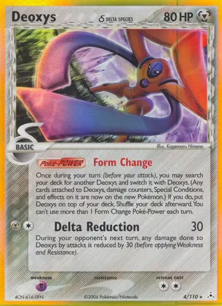 Carta Deoxys δ
