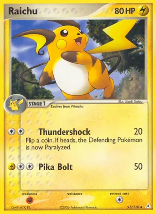 Carta Raichu