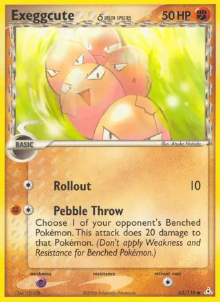 Carta Exeggcute δ