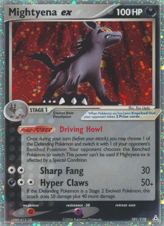 Carta Mightyena ex