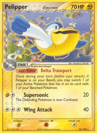 Carta Pelipper δ