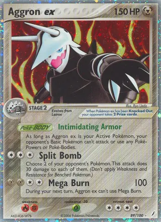 Carta Aggron ex