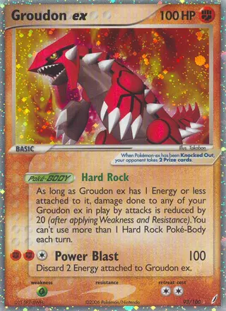 Carta Groudon ex