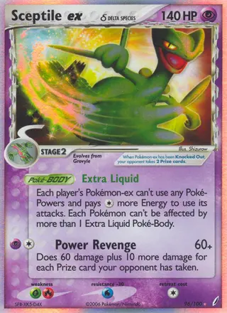 Carta Sceptile ex δ
