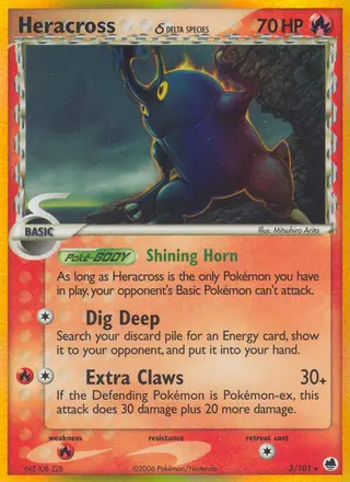 Carta Heracross δ