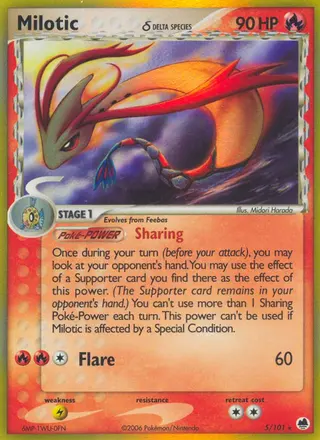 Carta Milotic δ