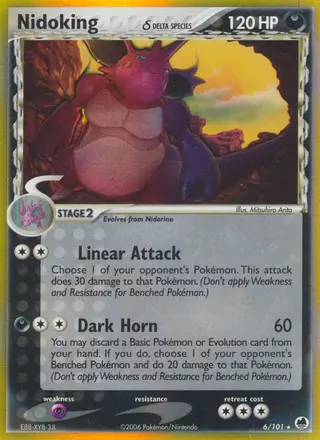 Carta Nidoking δ