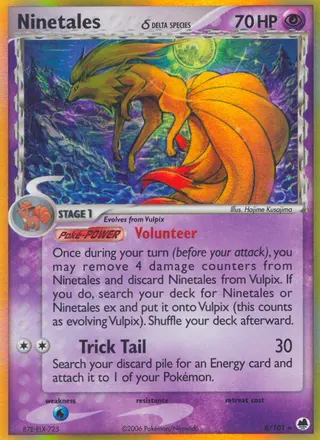 Carta Ninetales δ